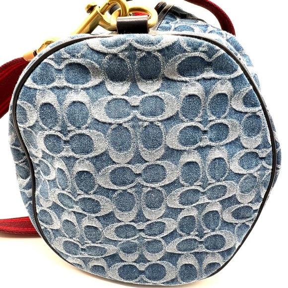 Coach Limited Edition Denim Signature Duffle Bag Archive Collection EUC with COA - Picture 7 of 16